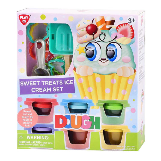 Playgo zoetigheden ijsjes kleiset - 6 kleipotjes