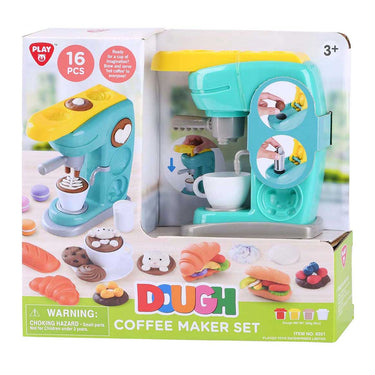 Playgo koffiezetapparaat kleiset - 4 kleipotjes