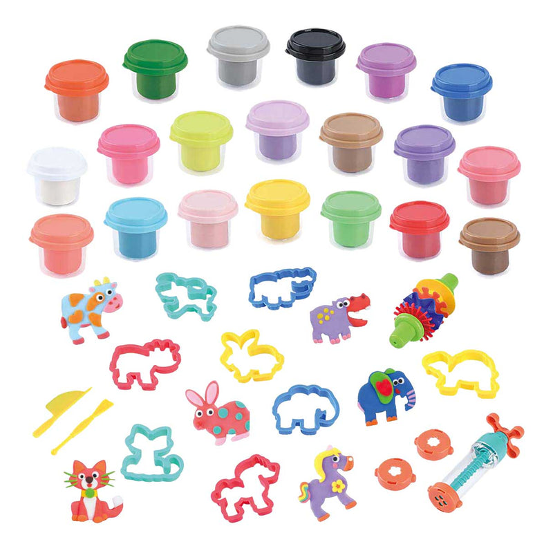 Load image into Gallery viewer, Playgo luxe knutsel kleiset - 20 kleipotjes
