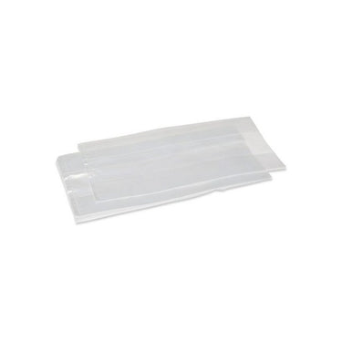 Harmonicazak ldpe 16+(2x5) x 35 cm transparant t18