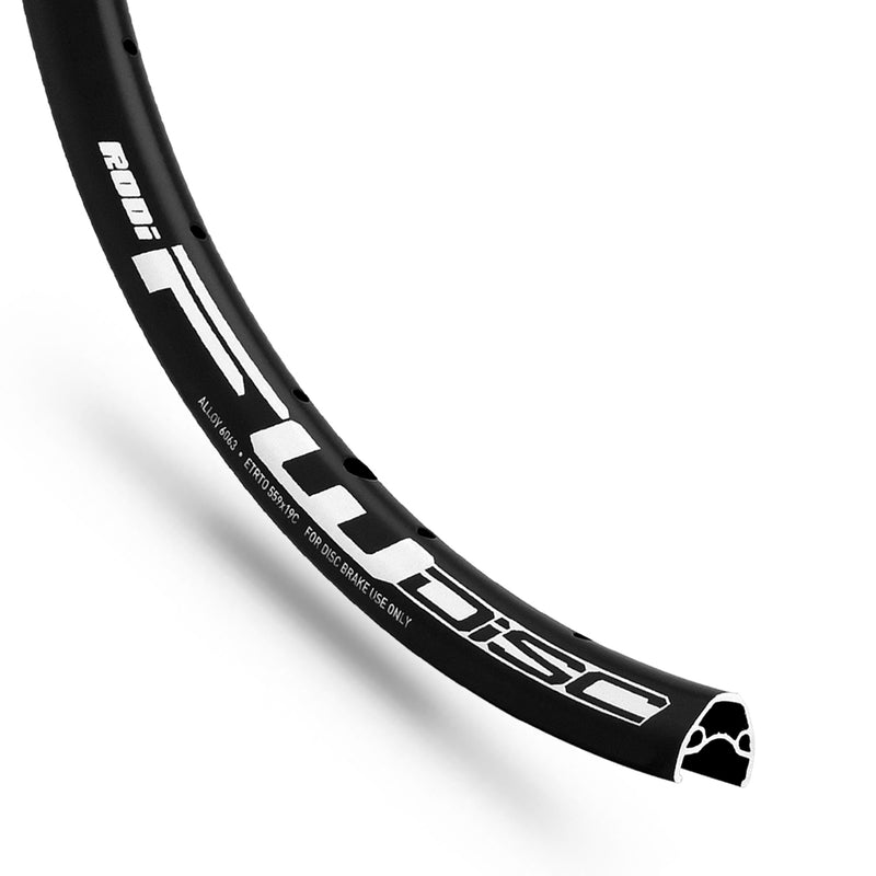 Load image into Gallery viewer, Rodi Velg FW Disc 28 29 622 x 19C aluminium 32 gaats 14G zwart
