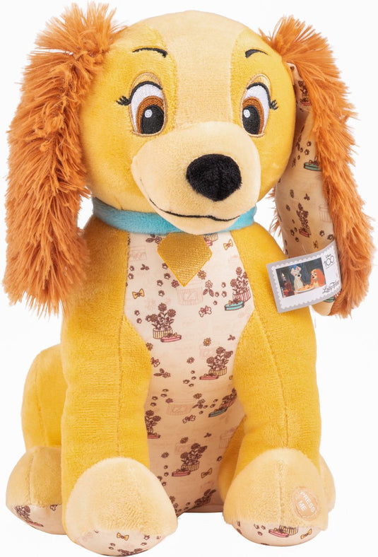 Disney lady en de vagebond pluche knuffel met geluid 27cm