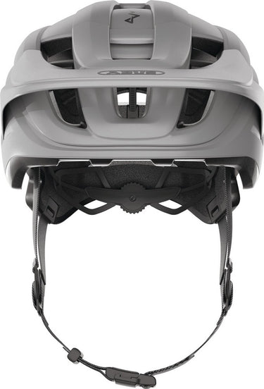 Abus fietshelm cliffhanger ti silver l - 57-61 cm - zilver - geschikt voor gebruik op mountainbikes - 365 g