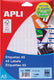 Apli witte etiketten print write ft 8 x 20 mm (b x h), 1.890 stuks, 126 per blad (1858)