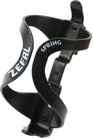Zefal spring bidonhouder - thermoplastisch hars - licht flexibel - zwart