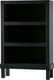Woood bonk open kast - grenen - zwart - 160x103x37