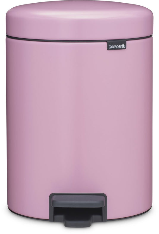 Brabantia newicon prullenbak - 5 liter - badkamer - lilac pink