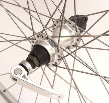 Rodi achterwiel connect 28 8 9 10 speed 622 x 19 met snelspanner en rvs spaken - zilver