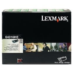 Tonercartridge lexmark 64016he zwart