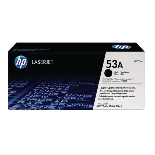 Tonercartridge hp q7553a zwart
