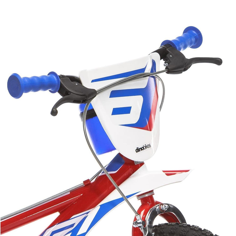 Load image into Gallery viewer, Dino bikes dino jongensfiets r1 16 inch rood blauw
