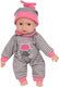 Van manen babypop meisjes 26 cm grijs roze
