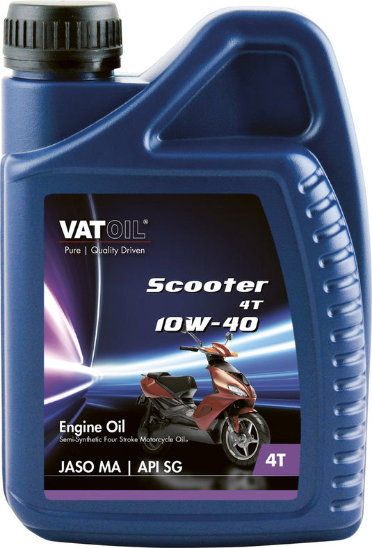 Vatoil motorolie scooter 4t 10w-40 1 liter