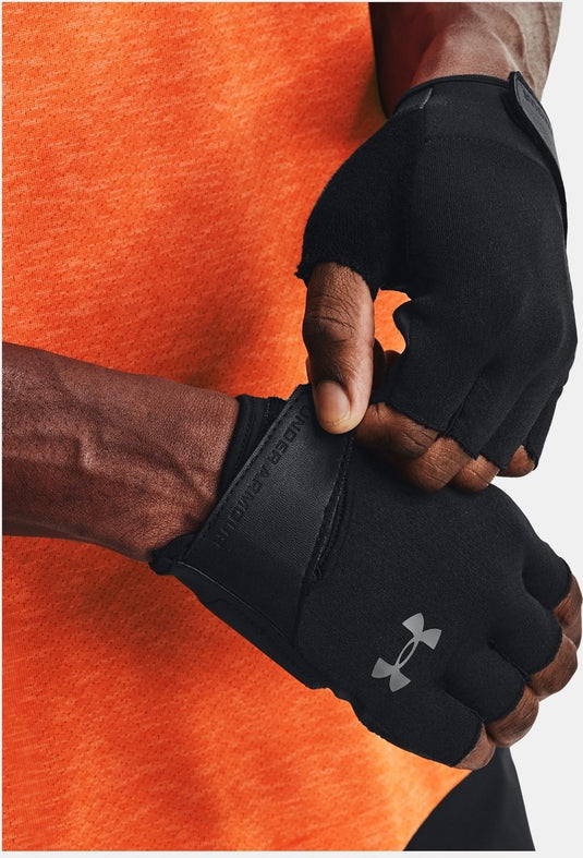Under armour m training gloves-blk heren sporthandschoenen - zwart - pitch grijs