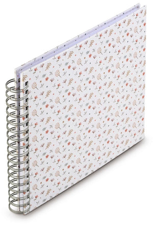 Hama spiraalalbum floral, 28x24 cm, 50 witte pagina's