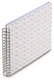 Hama spiraalalbum floral, 28x24 cm, 50 witte pagina's