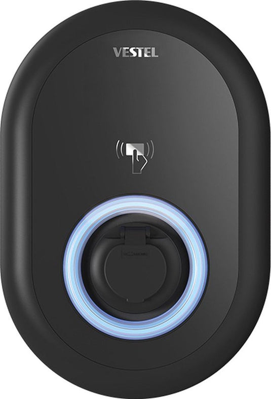 Vestel - evc04-ac22sw - home smart laadstation voor elektrische auto - zwart
