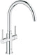 Grohe ambi cosmopolitan keukenkraan - hoog model - draaibare uitloop - chroom