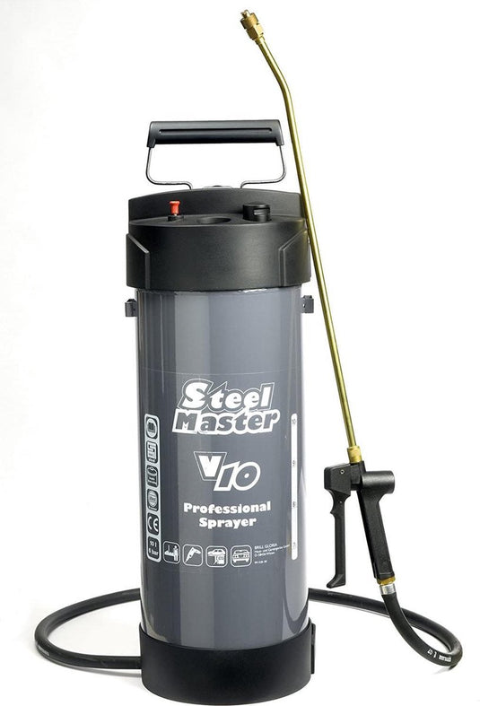 Gloria hogedrukspuit steelmaster v10 - 10 liter