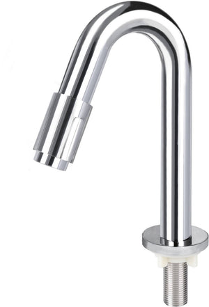 Differnz fonteinkraan gebogen 19cm chroom