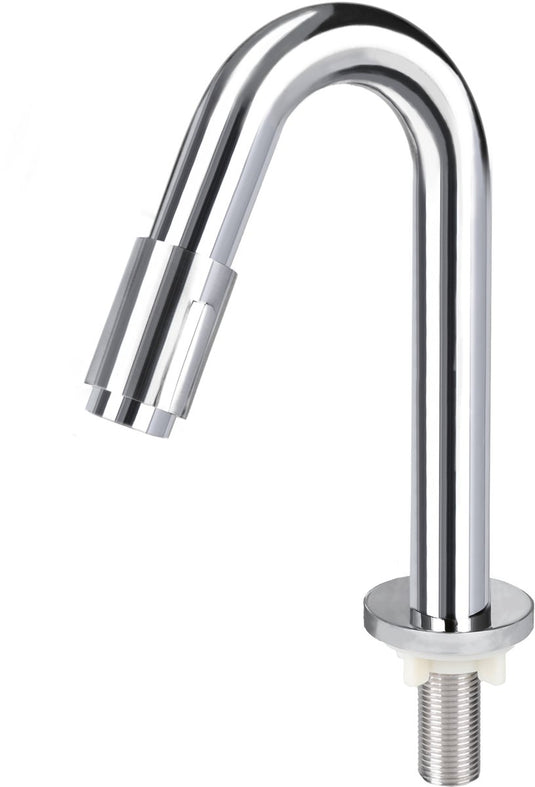 Differnz fonteinkraan gebogen 19cm chroom