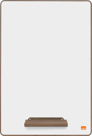 Nobo a4 mini whiteboard - met standaard en pennengoot - pak van 4 stuks