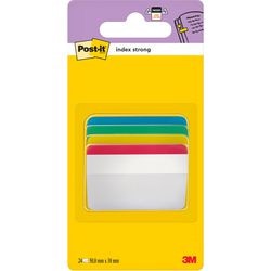Index strong 686f-1 post-it 50,8x38mm blauw geel groen rood voor ordners