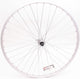 Achterwiel 28 622*21 Parallex velg freewheel naaf met snelspanner zilver