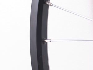 Achterwiel 28 x 1 4 aluminium freewheel qr - zwart