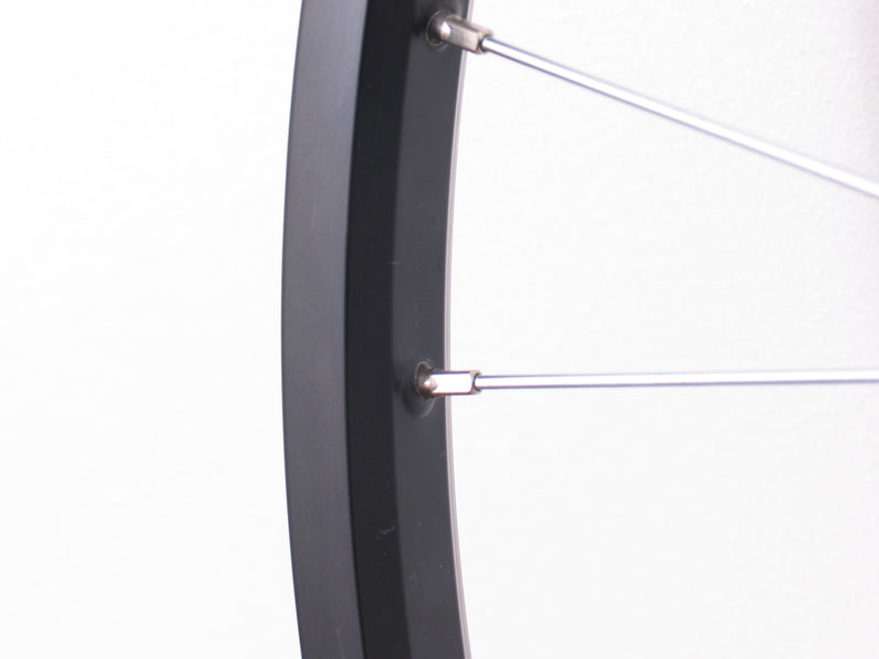Load image into Gallery viewer, Achterwiel 28 x 1 4 aluminium freewheel qr - zwart
