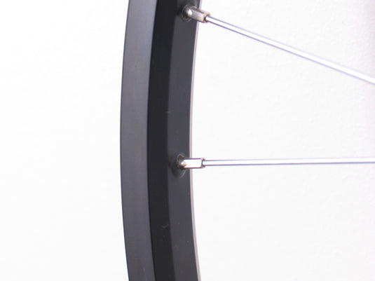 Achterwiel 28 x 1 4 aluminium freewheel qr - zwart