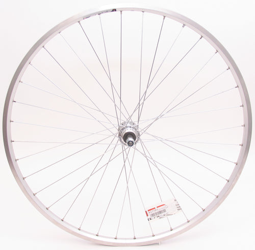 Achterwiel 28 x 1 4 zac19 freewheel vast - zilver