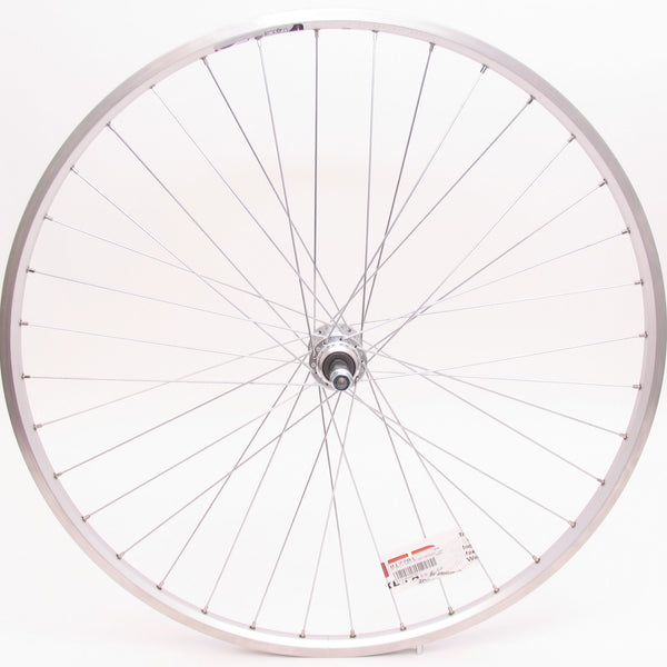 Achterwiel 28 x 1 4 ZAC19 Freewheel vast - zilver