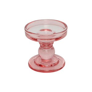Countryfield cleo kandelaar donker roze 8,5x8,5x8,5cm