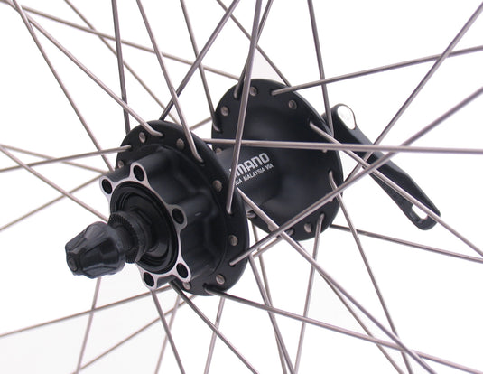 Shimano Voorwiel 28 29 622x19C Andra 30 velg met FH-M525 naaf voor 6 bouts remschijf zwart