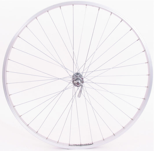 Sunrace voorwiel 28 622*21 parallex velg met qr naaf zilver
