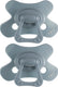 Difrax fopspeen natural - 6 tot 12 maanden - grijs - 2 stuks