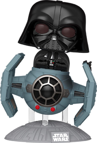 Funko star wars darth vader with the advanced x1 starfighter (pop! rides deluxe) vinylfiguur 742 pop! meerkleurig