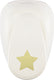 Vaessen creative pons - figuurpons - ster - 6,7 x 7,2 cm