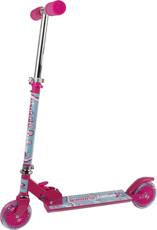 Sport runner step inklapbaar roze