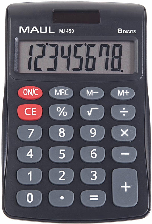 Maul bureaurekenmachine mj 450 | junior | zwart