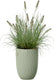 Elho sereh hoog 30 - bloempot voor binnen buiten - 100% gerecycled plastic - ø 29.5 x h 40.5 cm - scandinavisch groen