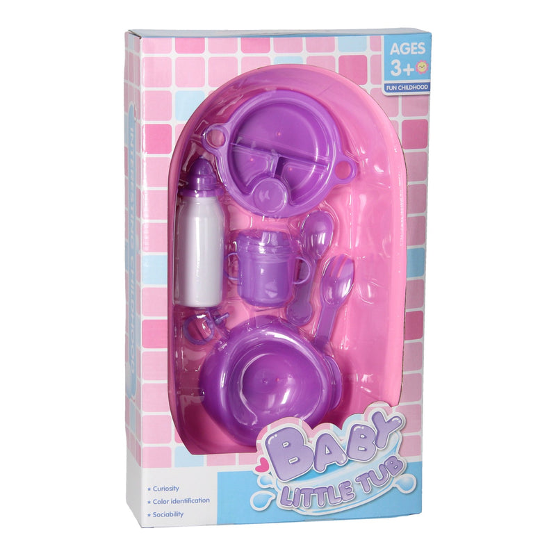 Load image into Gallery viewer, Babybad Paars met Accessoires, 8dlg.
