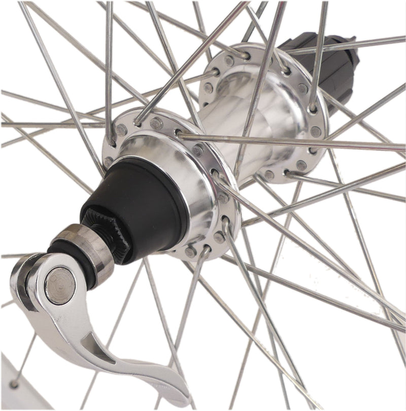Load image into Gallery viewer, Sunrace achterwiel 28 622 x 19c ryde zac19 velg met hbm53 naaf 8 9 10 speed - zilver
