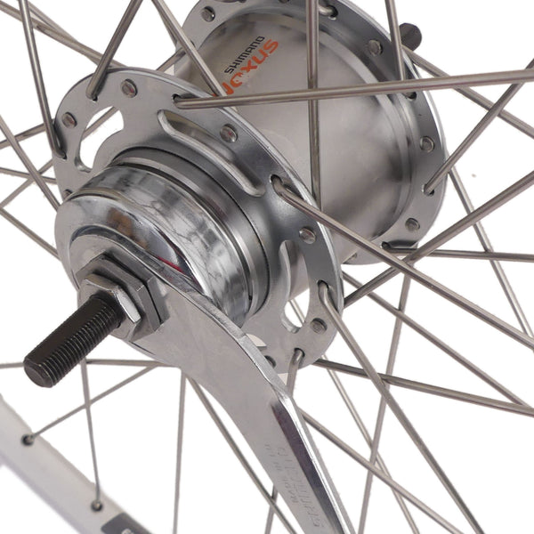 Achterwiel 28 622 x 19C Ryde ZAC19 velg met Shimano Nexus 7 remnaaf - zilver