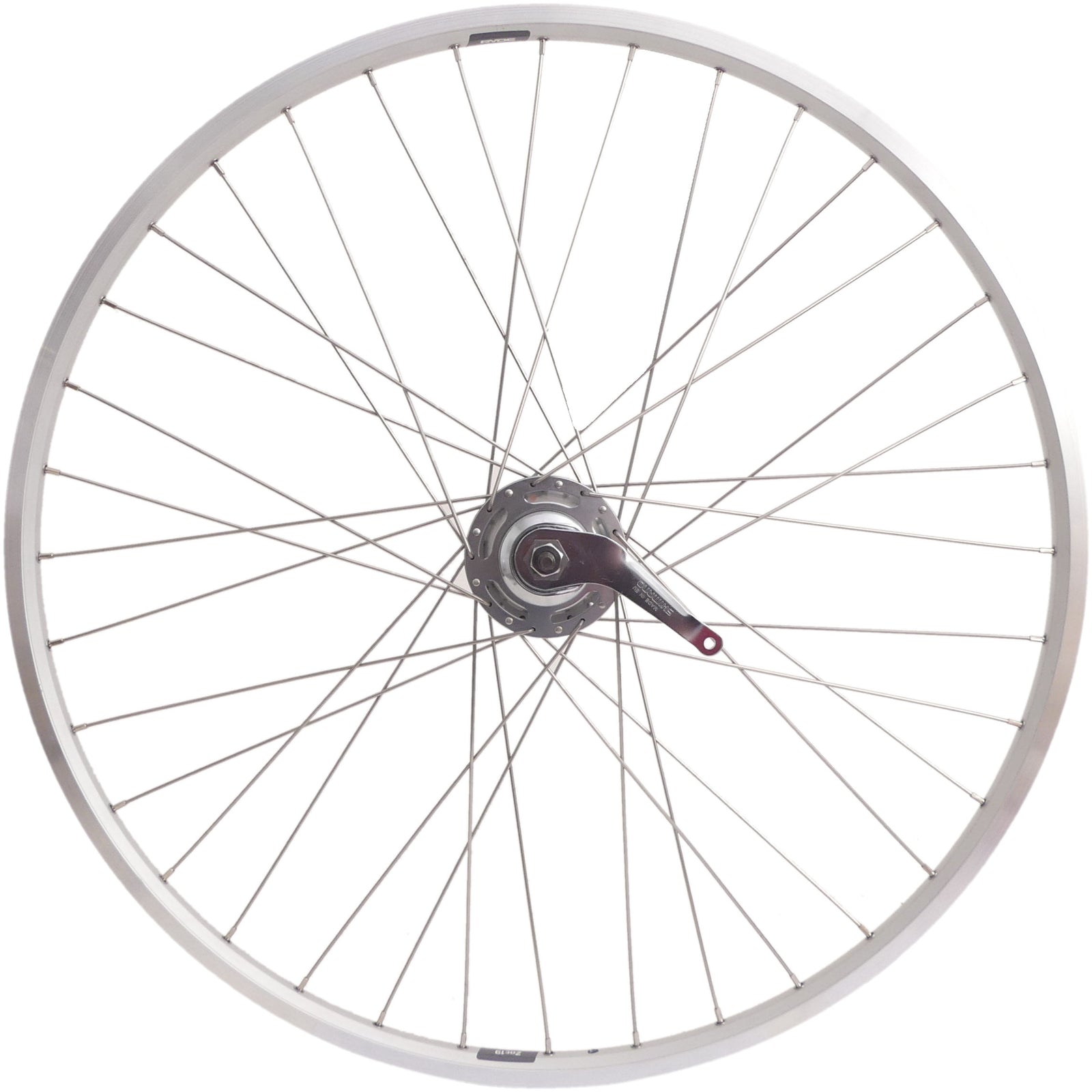 Achterwiel 28 622 x 19C Ryde ZAC19 velg met Shimano Nexus 7 remnaaf - zilver