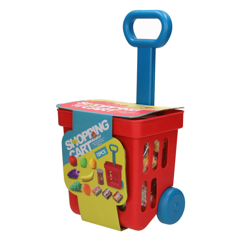 Load image into Gallery viewer, winkel trolley met boodschappen
