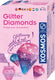 Kosmos glitter diamonds – experimenteerset – giet en versier je eigen diamanten – met glinsterpoeder en sieradendoosje – glitter diamanten