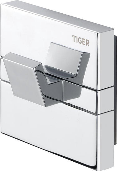 Tiger safira - handdoekhaak groot - chroom
