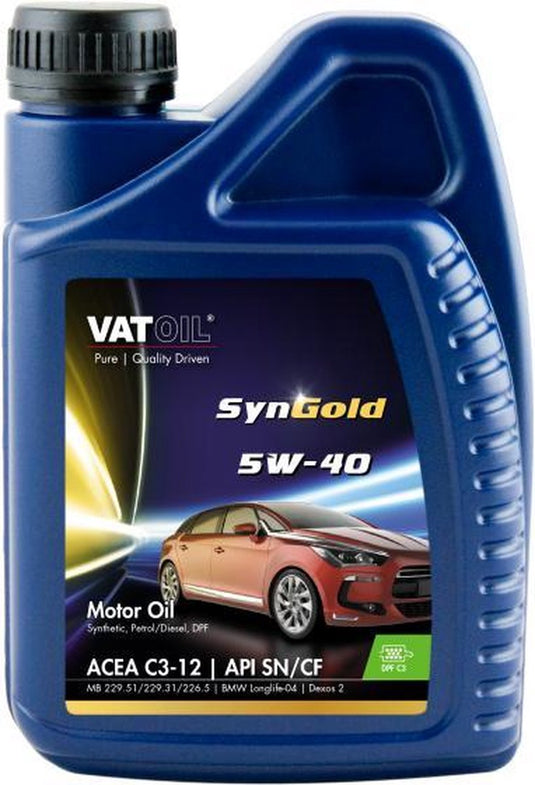 Vatoil syngold 5w-40 1ltr - motor olie